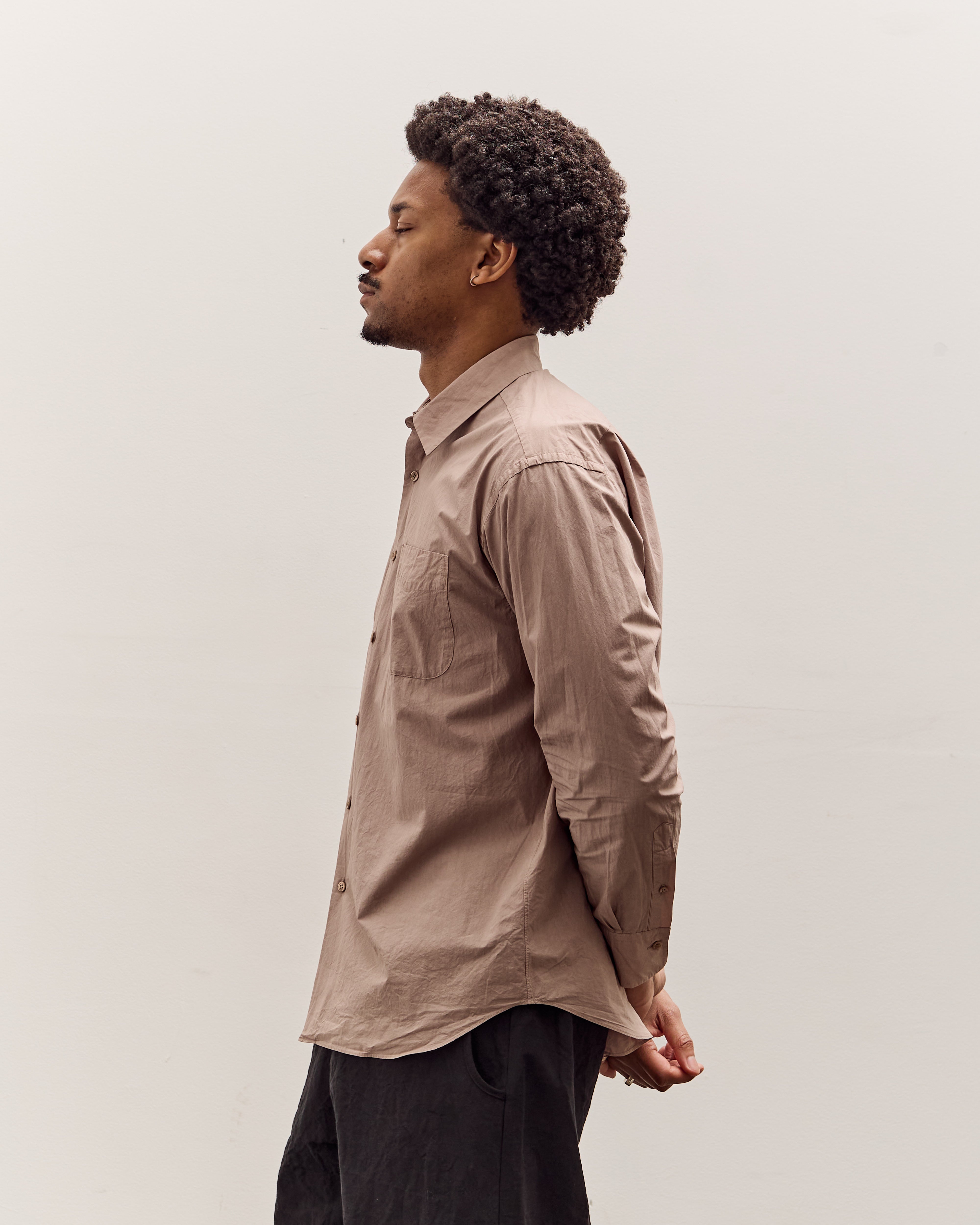 Yoko Sakamoto Regular Collar Shirt, Azuki – Glasswing