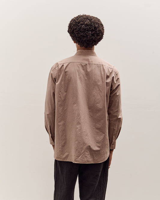 Yoko Sakamoto Regular Collar Shirt, Azuki