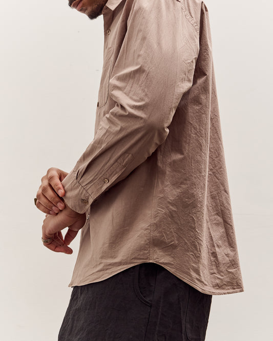 Yoko Sakamoto Regular Collar Shirt, Azuki