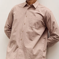 Yoko Sakamoto Regular Collar Shirt, Azuki