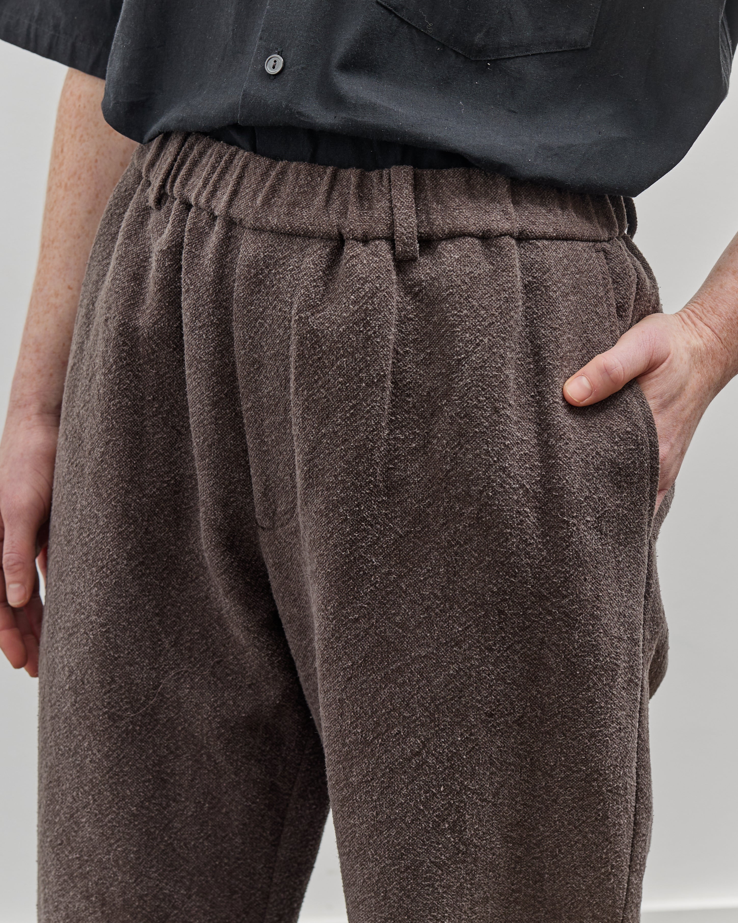 Yoko Sakamoto Standard Easy Pants, Brown – Glasswing