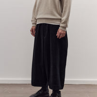 Living Pants, Black Cotton Corduroy