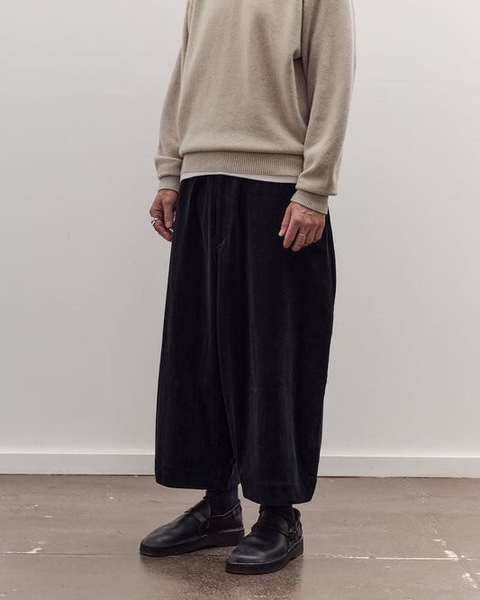 Living Pants, Black Cotton Corduroy