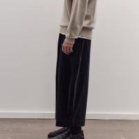 Living Pants, Black Cotton Corduroy