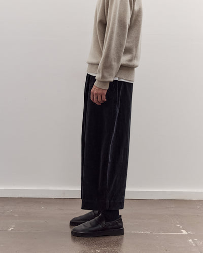 Living Pants, Black Cotton Corduroy