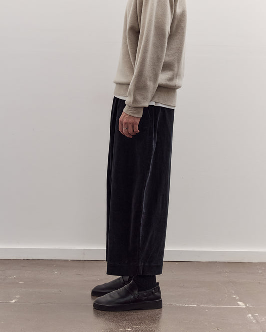 Living Pants, Black Cotton Corduroy