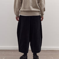 Living Pants, Black Cotton Corduroy