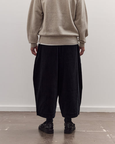 Living Pants, Black Cotton Corduroy