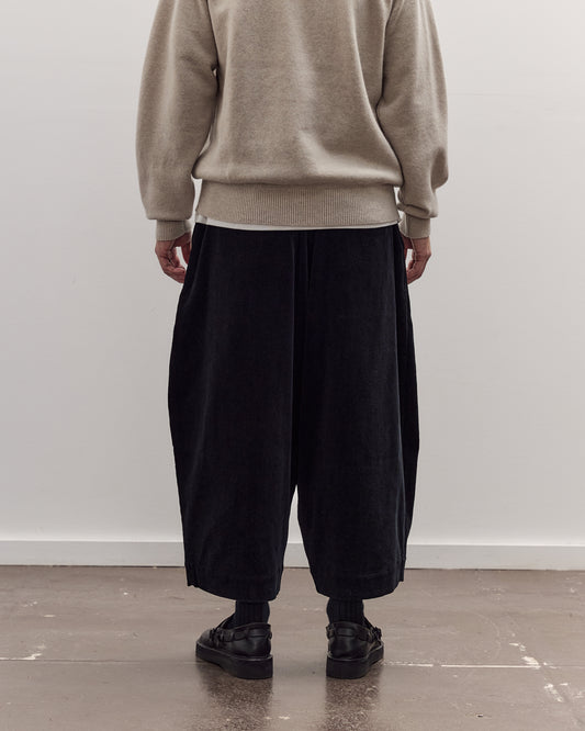 Living Pants, Black Cotton Corduroy