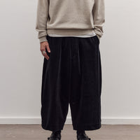 Living Pants, Black Cotton Corduroy