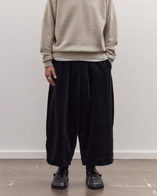 Living Pants, Black Cotton Corduroy