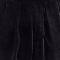 Living Pants, Black Cotton Corduroy