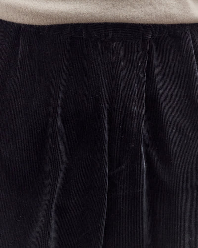 Living Pants, Black Cotton Corduroy