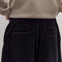 Living Pants, Black Cotton Corduroy