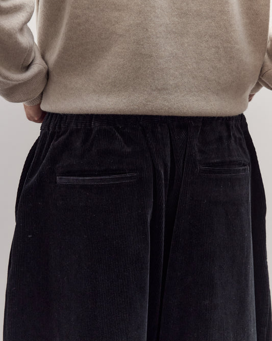 Living Pants, Black Cotton Corduroy