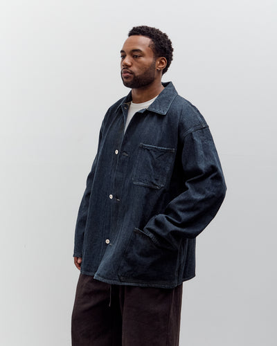 Yoko Sakamoto Coverall, Indigo / Yellow Ochre