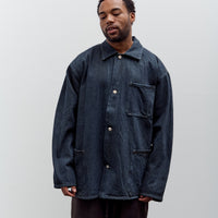 Yoko Sakamoto Coverall, Indigo / Yellow Ochre