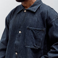 Yoko Sakamoto Coverall, Indigo / Yellow Ochre