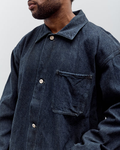 Yoko Sakamoto Coverall, Indigo / Yellow Ochre