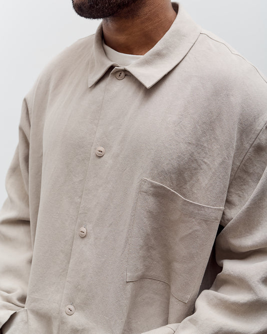 Yoko Sakamoto Work Shirt, Beige