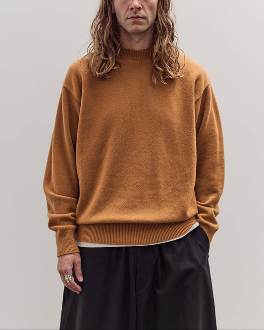 Crew Neck Knit, Orange