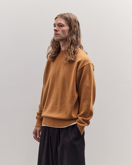 Crew Neck Knit, Orange