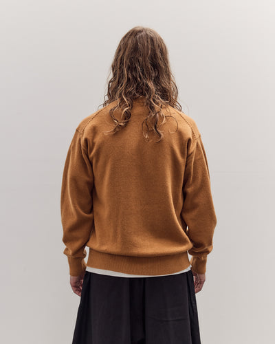 Crew Neck Knit, Orange