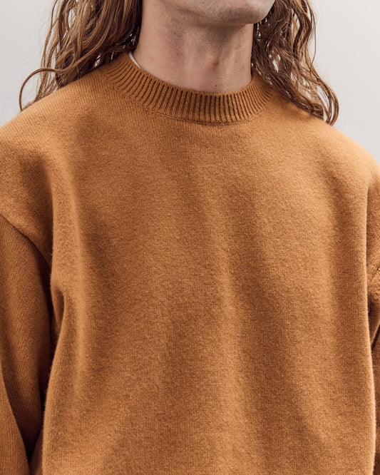 Crew Neck Knit, Orange