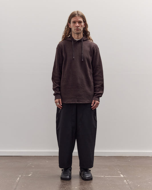 Hoodie, Brown Waffle