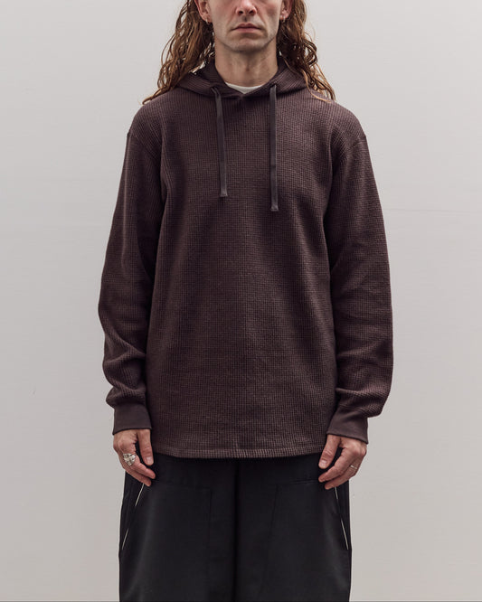 Hoodie, Brown Waffle