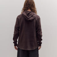 Hoodie, Brown Waffle