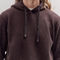 Hoodie, Brown Waffle