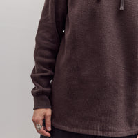 Hoodie, Brown Waffle