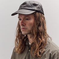 Gift Shop Cap, Black Leather