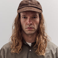Gift Shop Cap, Brown Leather