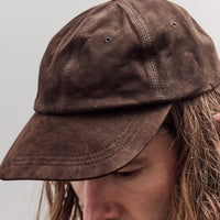 Gift Shop Cap, Brown Leather