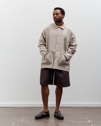 Yoko Sakamoto Double Pleated Short, Brown