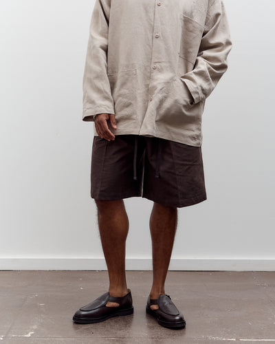 Yoko Sakamoto Double Pleated Short, Brown