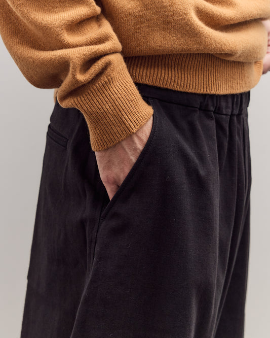 Living Pants, Black Cotton Rayon