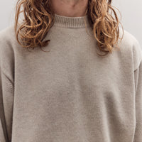 Crew Neck Knit, Ecru