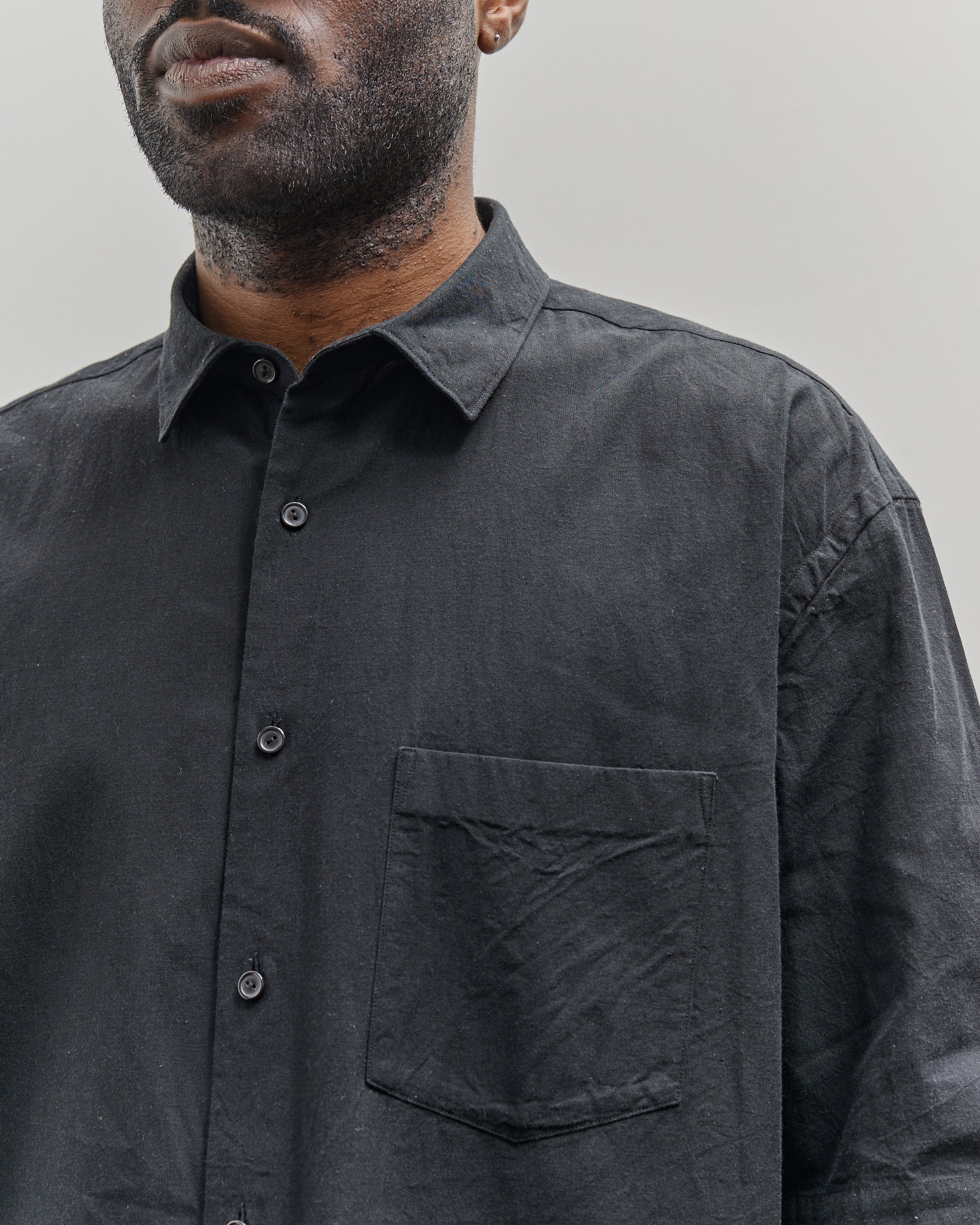 ヨーコサカモトのシャツ Namu Shop - Yoko Sakamoto Fit S/S Shirt - Black