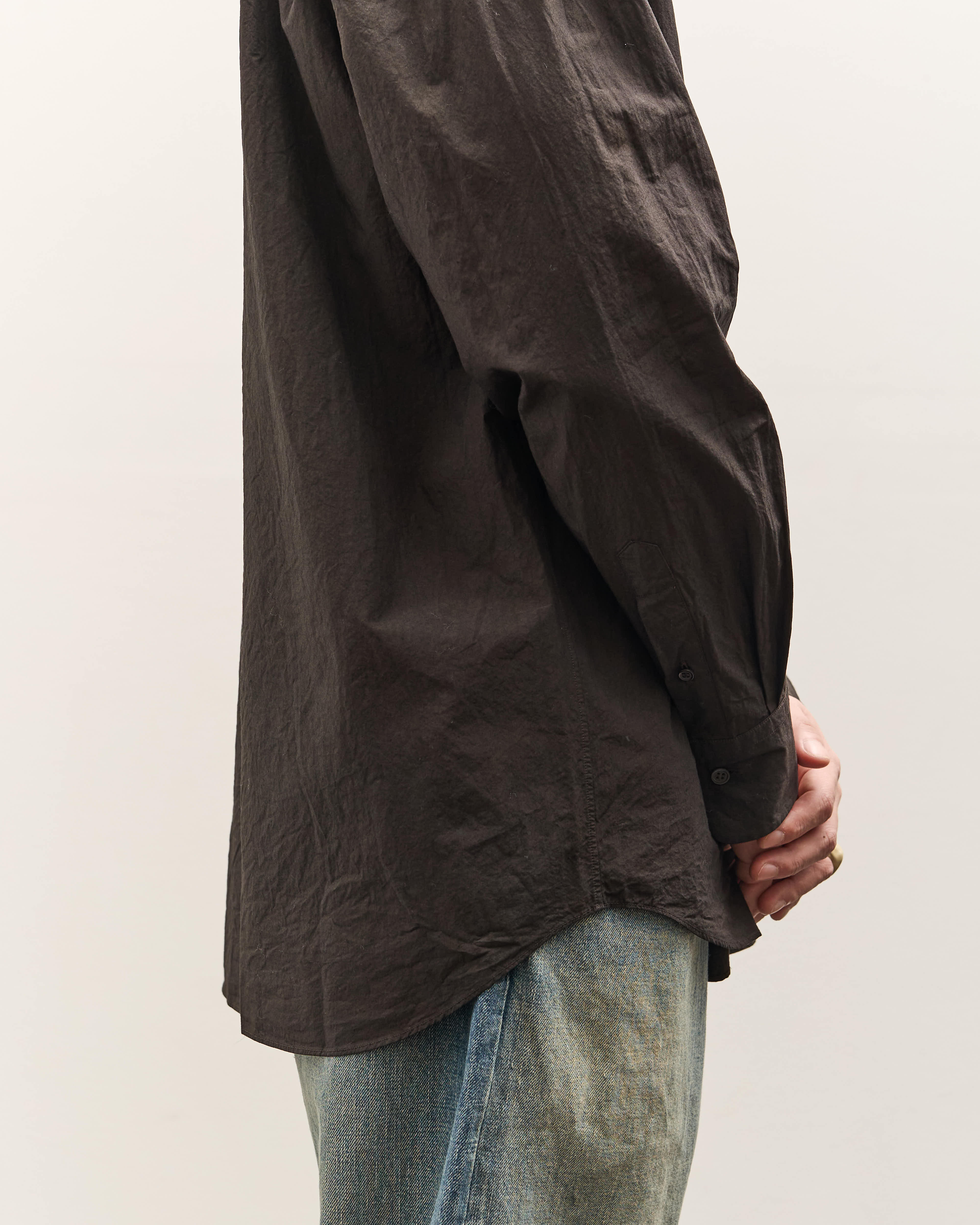 Yoko Sakamoto Regular Collar Shirt AW25, Kakishibu – Glasswing