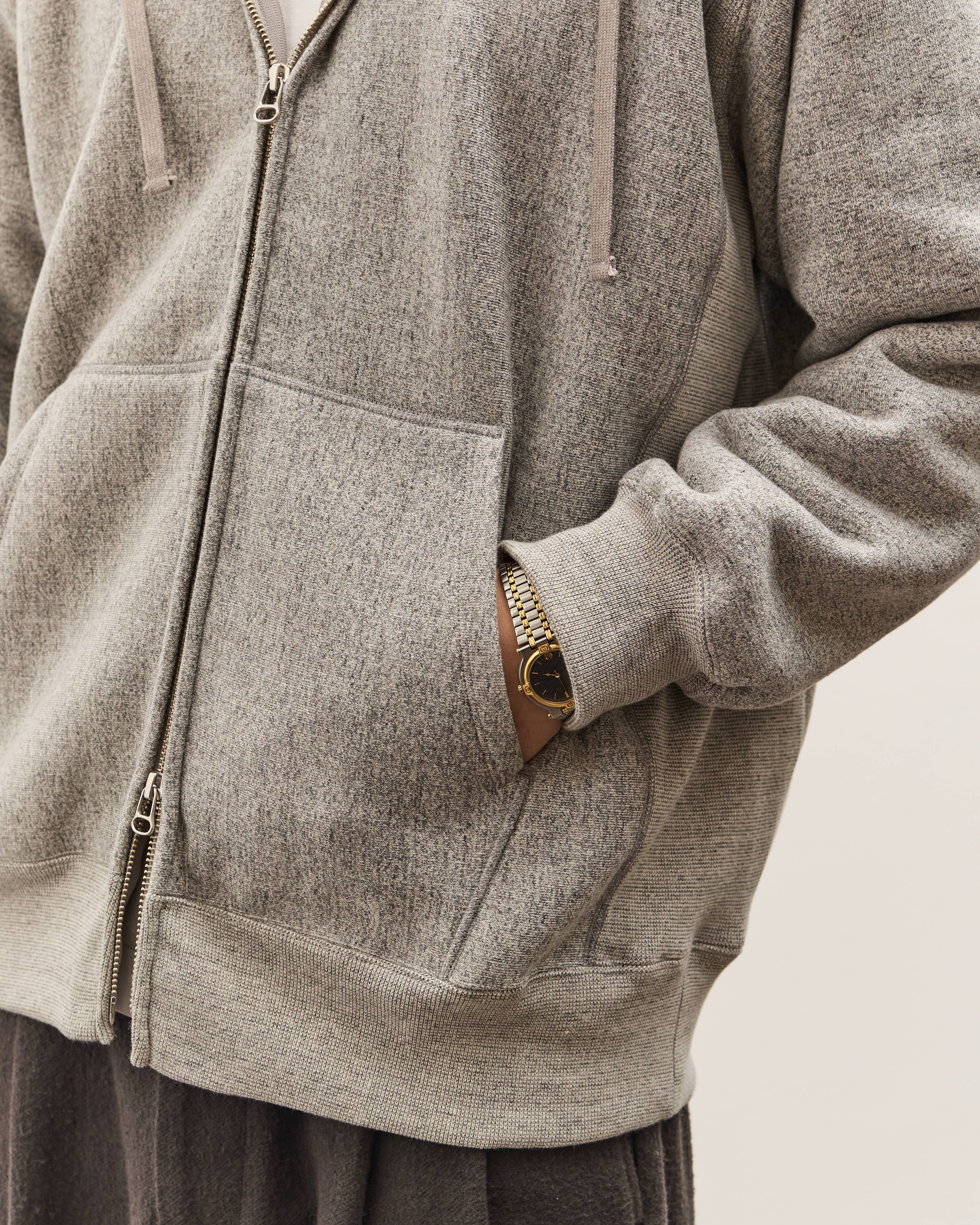 Yoko Sakamoto Athletic Hoodie, Heather Gray – Glasswing