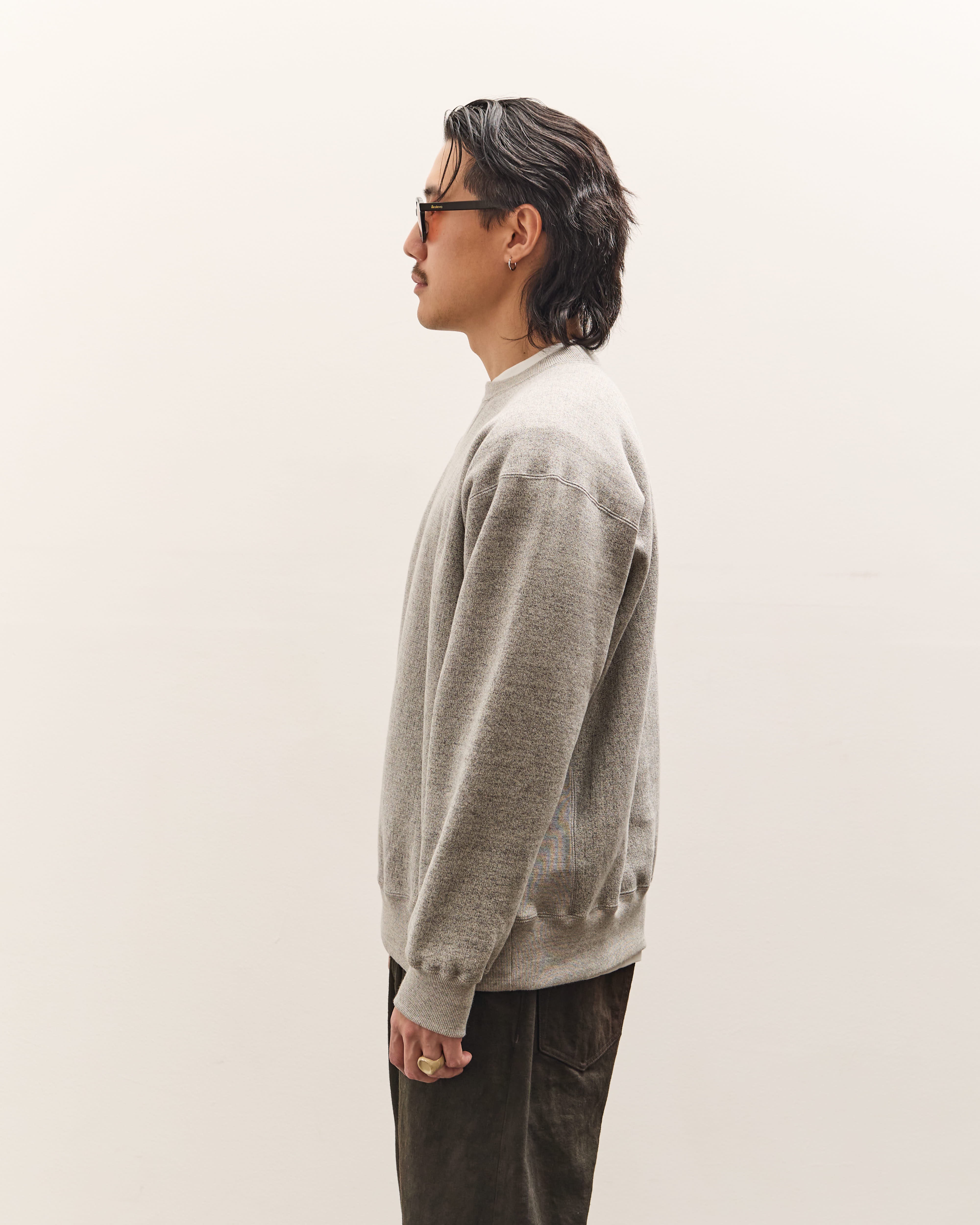 YOKOSAKAMOTO BIG SWEATER HEATHER OATMEAL 【公式通販】
