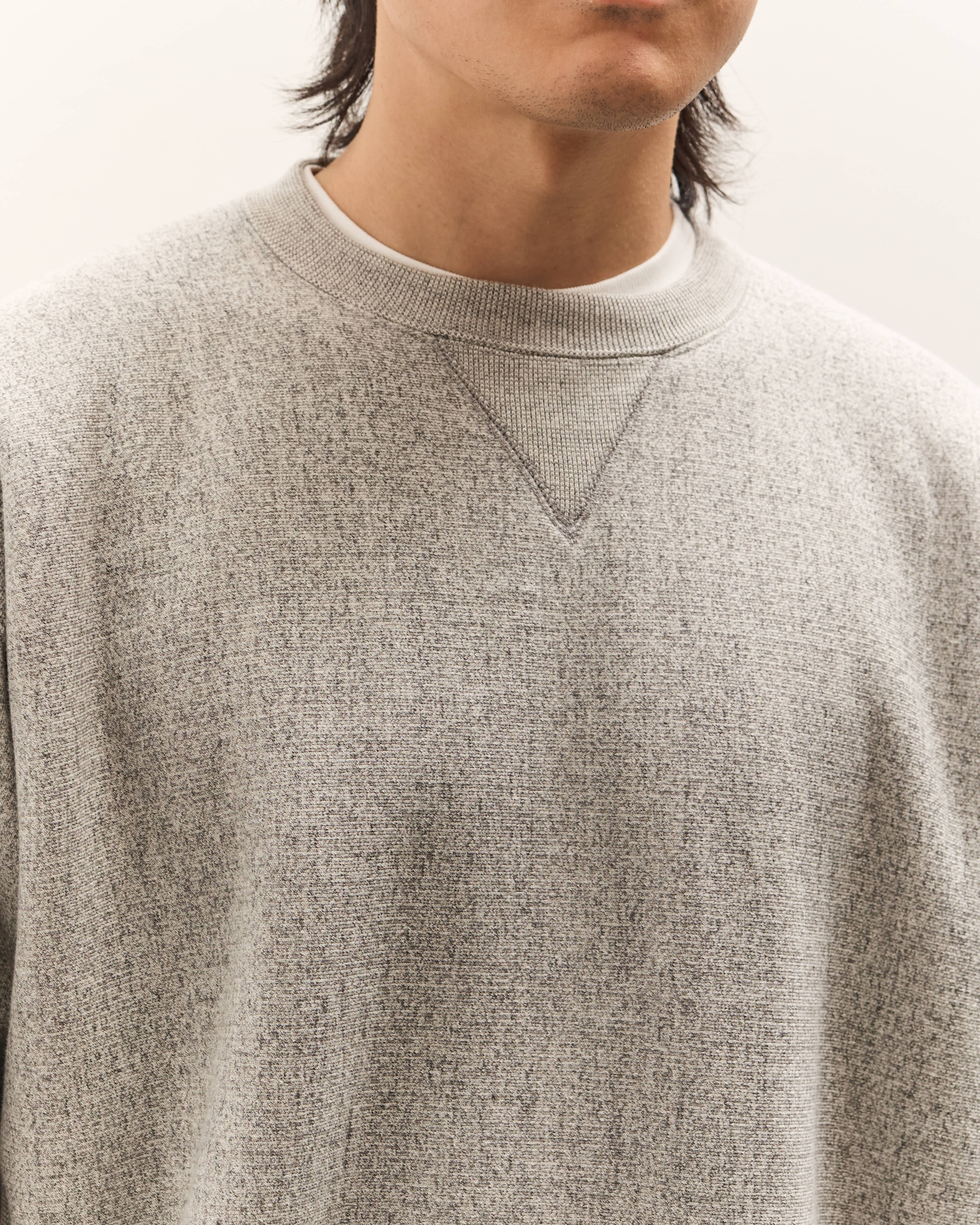 Yoko Sakamoto Athletic Sweater, Heather Gray – Glasswing