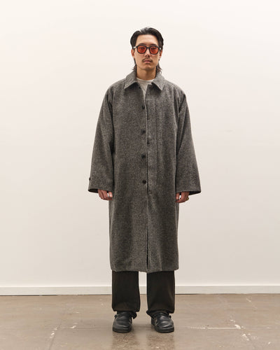 Yoko Sakamoto Bal Collar Jacket, Charcoal Gray