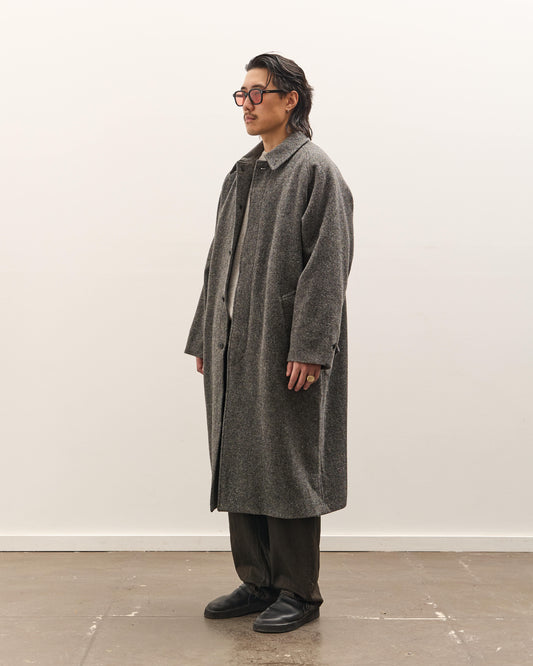 Yoko Sakamoto Bal Collar Jacket, Charcoal Gray