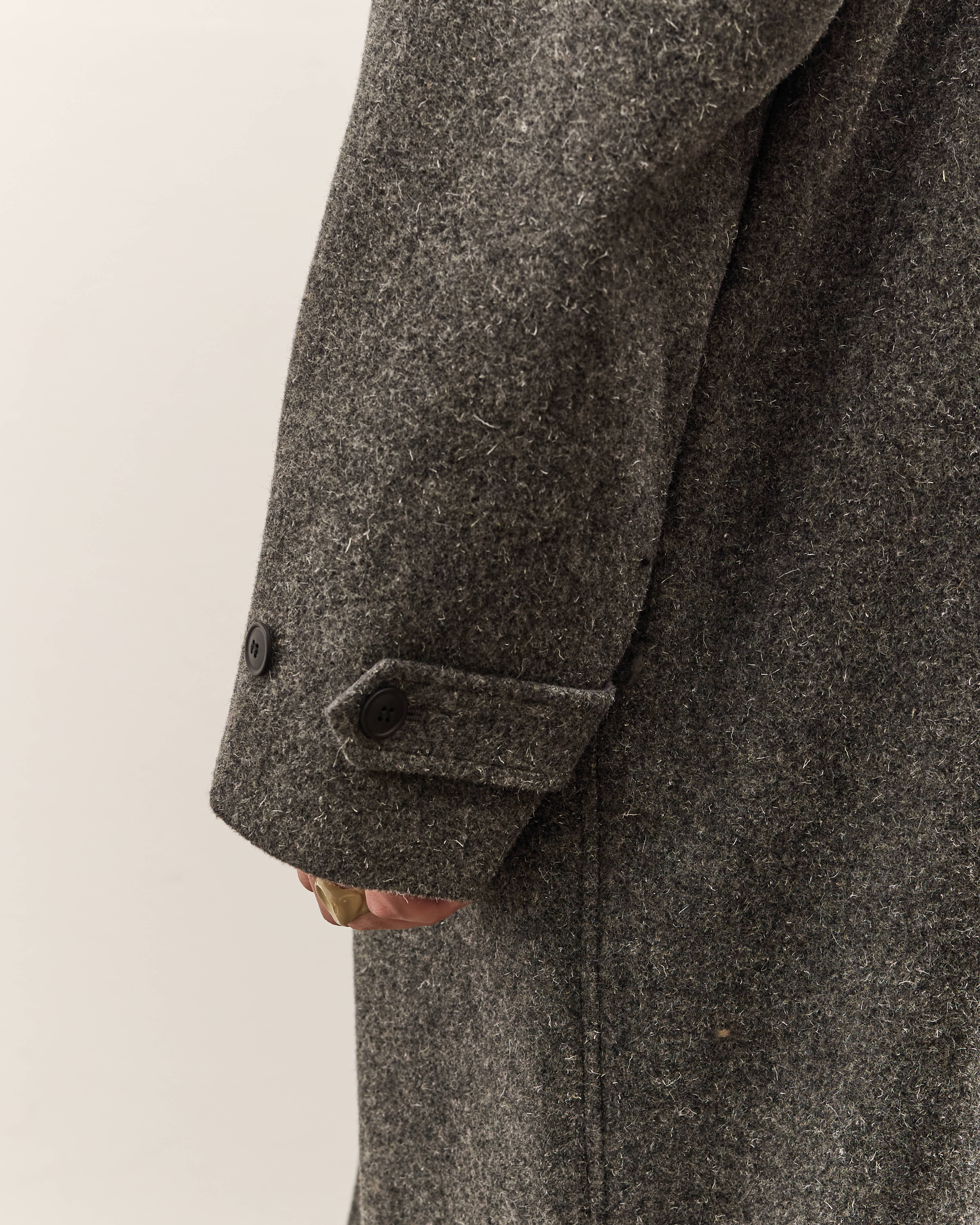 Yoko Sakamoto Bal Collar Jacket, Charcoal Gray – Glasswing