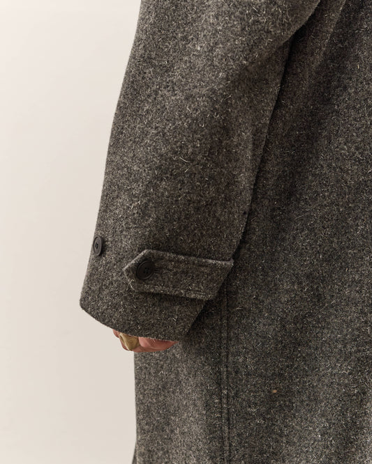 Yoko Sakamoto Bal Collar Jacket, Charcoal Gray