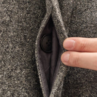 Yoko Sakamoto Bal Collar Jacket, Charcoal Gray